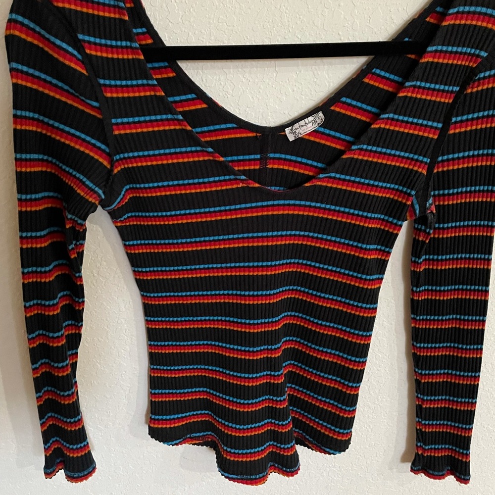 Free People retro stripe long sleeve